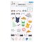 Maggie Holmes Sunny Days Sticker Book 202/Pkg-Icons & Phrases W/Foiled Accents